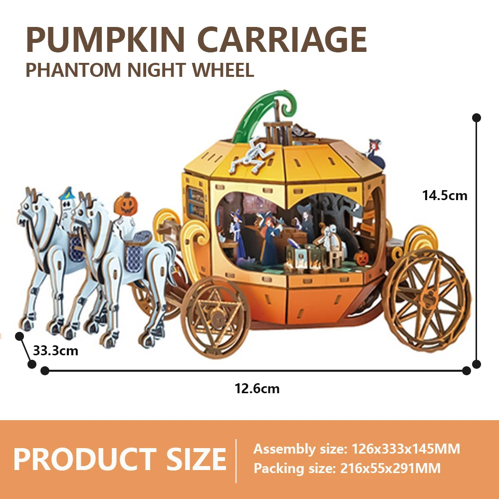 Pumpkin Carriage - Miniature House Kit