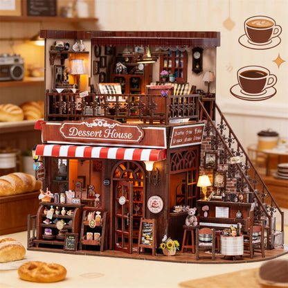 Corner Desert House - Miniature House Kit