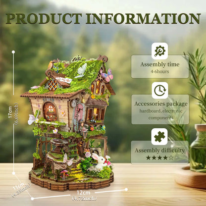 Rowen's Book House - Miniature House Kit