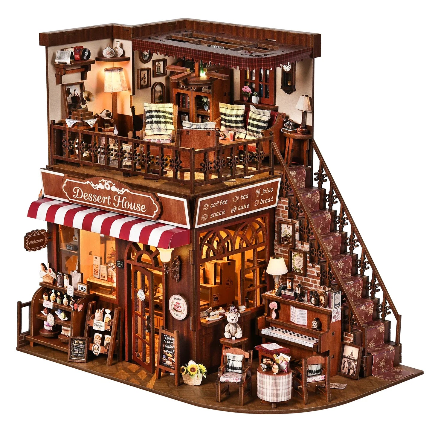 Corner Desert House - Miniature House Kit