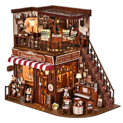 Corner Desert House - Miniature House Kit