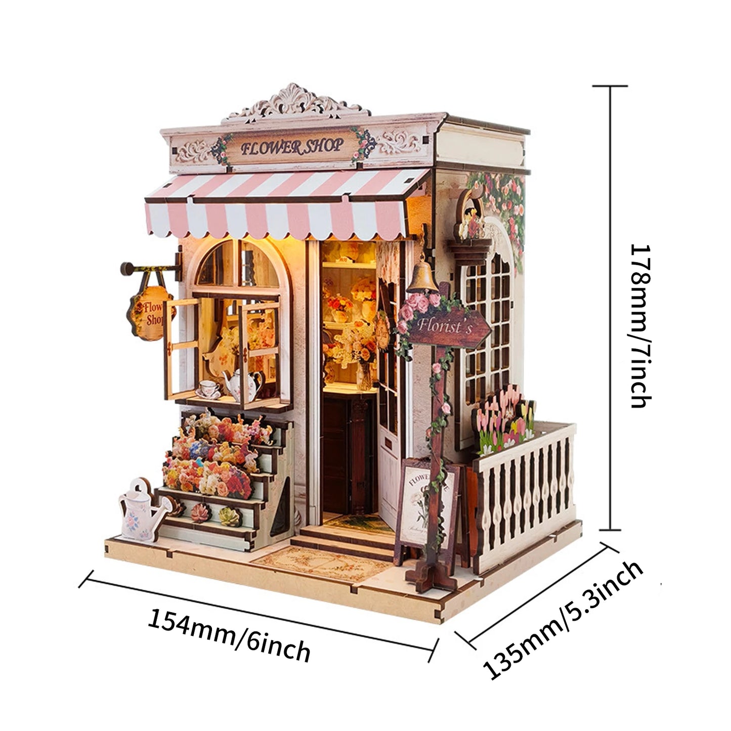 Flower shop - Mini Book Nook Kit