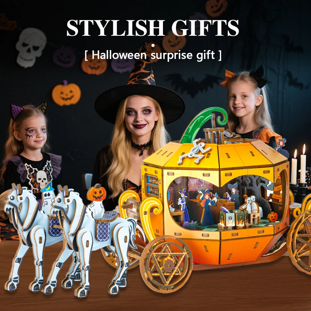Pumpkin Carriage - Miniature House Kit