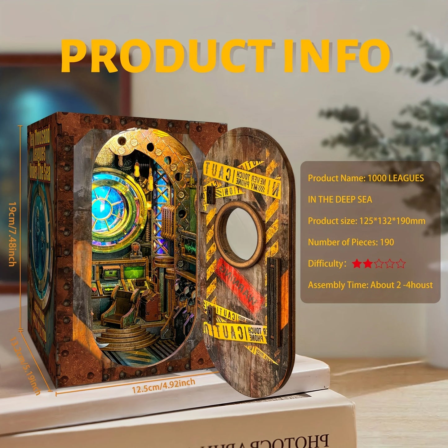 10000 Leagues in the Deep Sea  - Book Nook Kit