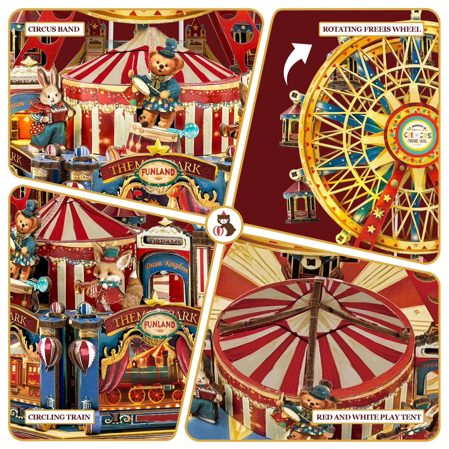 Century Ferris Wheel - Miniature House Kit