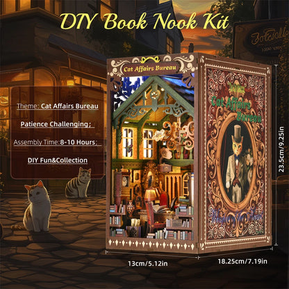 Cat Affairs Bureau - Book Nook Kit