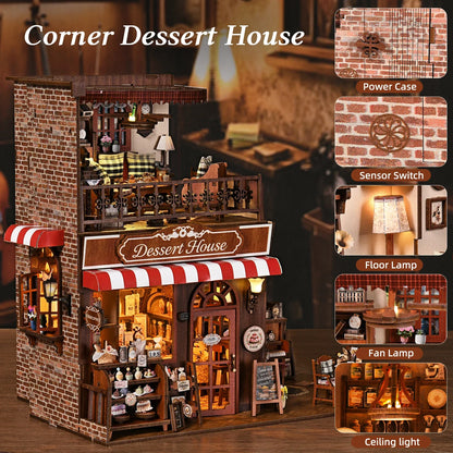 Corner Desert House - Miniature House Kit
