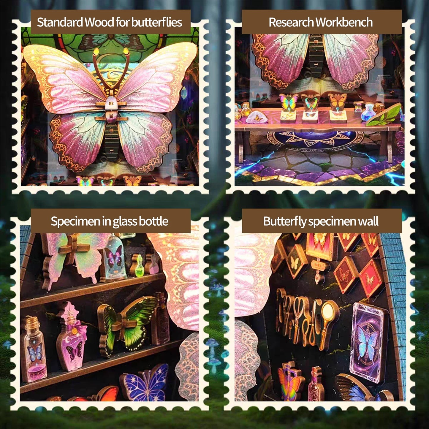 Butterfly Specimen Collection - Miniature House Kit