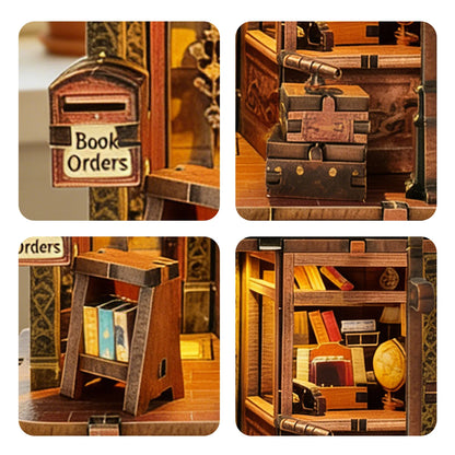 A small house among papers - Mini Book Nook Kit