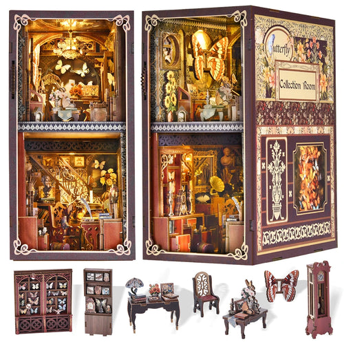 Butterfly Collection Room - Book Nook Kit