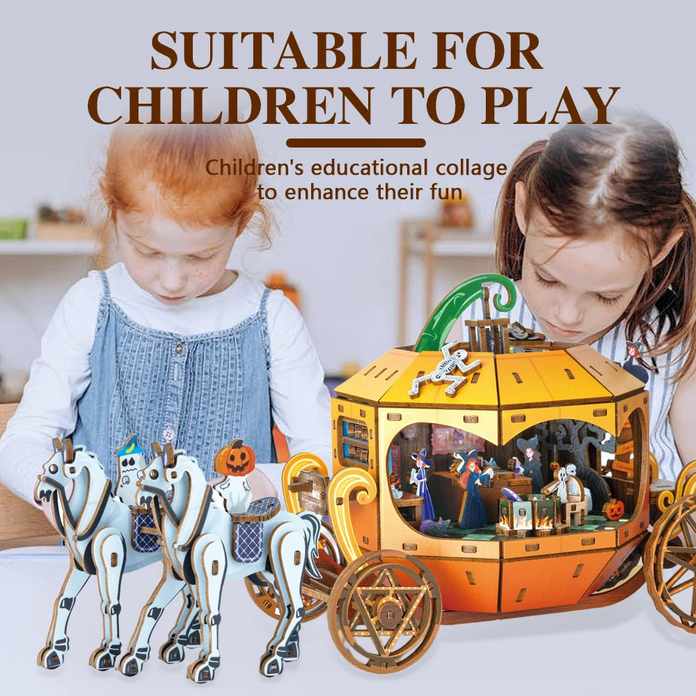 Pumpkin Carriage - Miniature House Kit