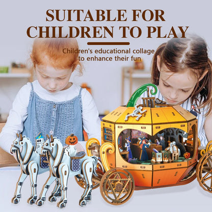 Pumpkin Carriage - Miniature House Kit
