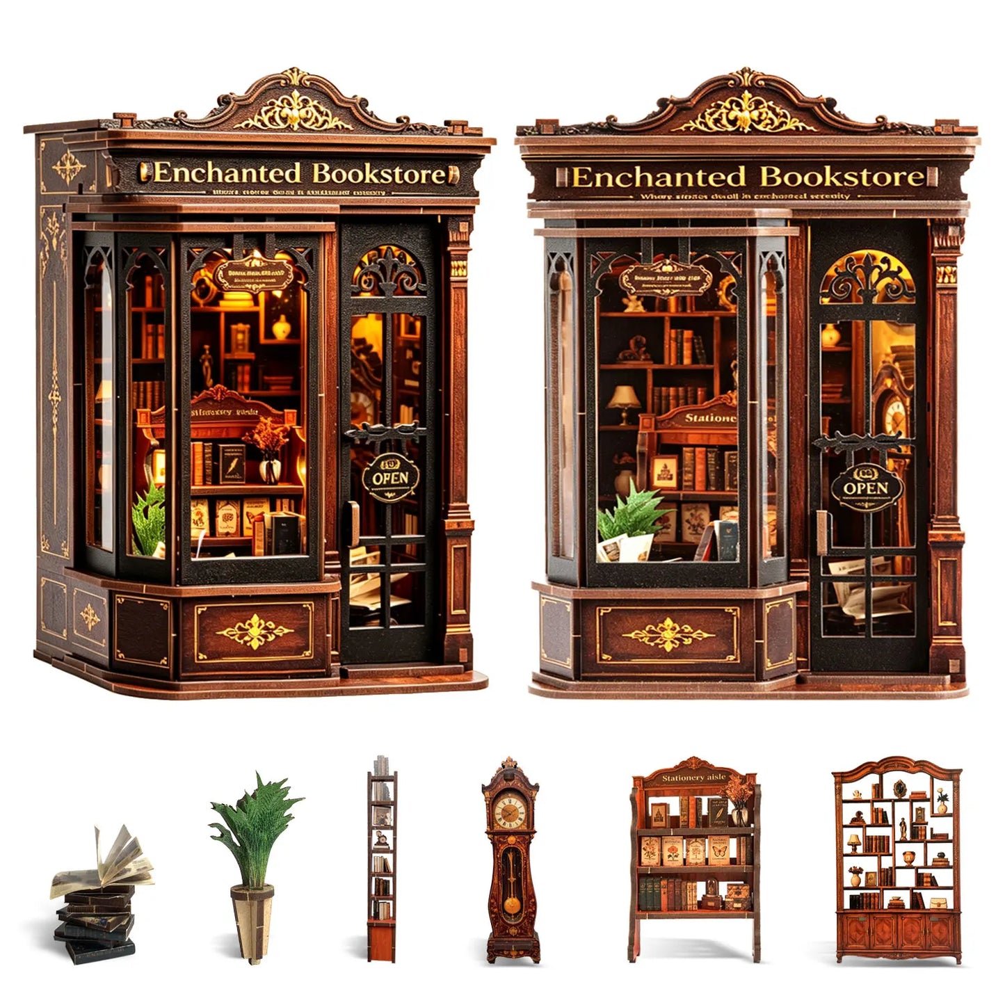 Enchanted Library - Mini Book Nook Kit