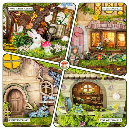 Rowen's Book House - Miniature House Kit