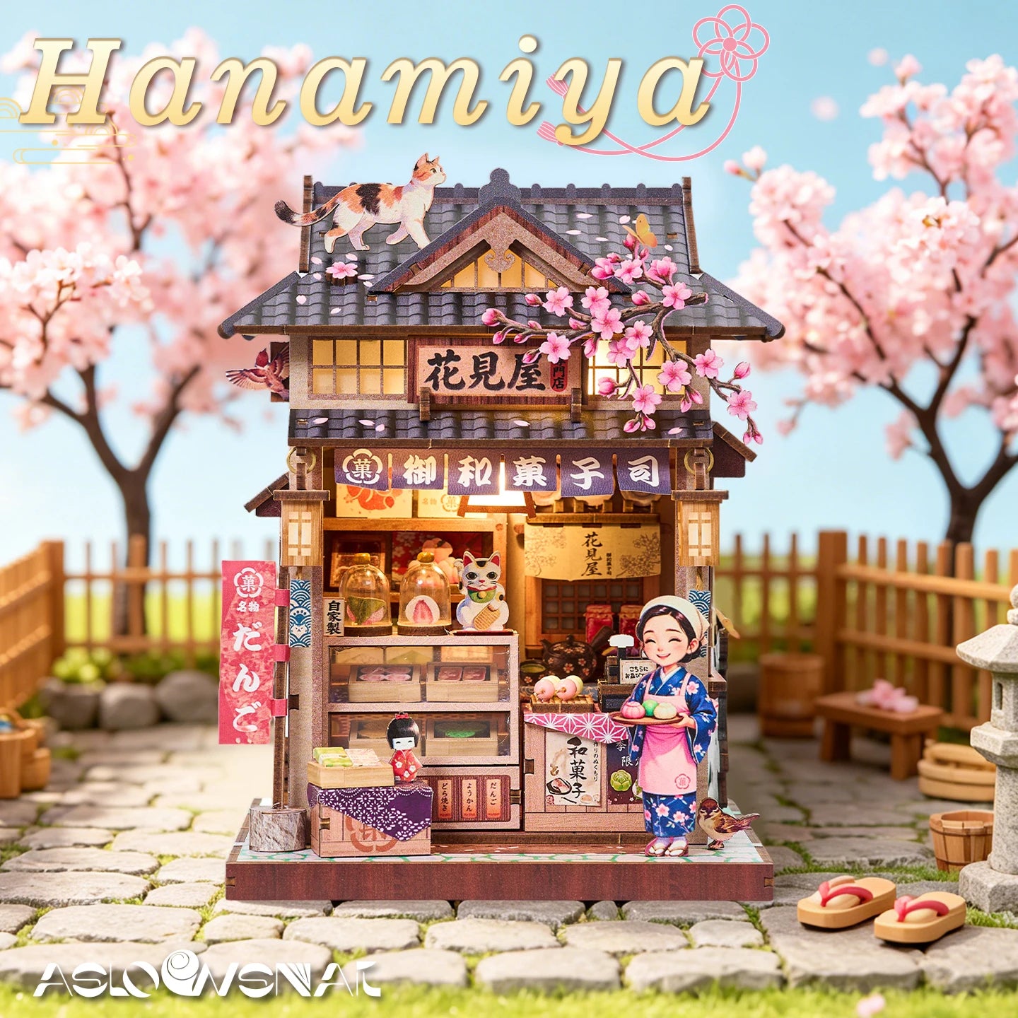 Hanamyia - Book Nook Kit