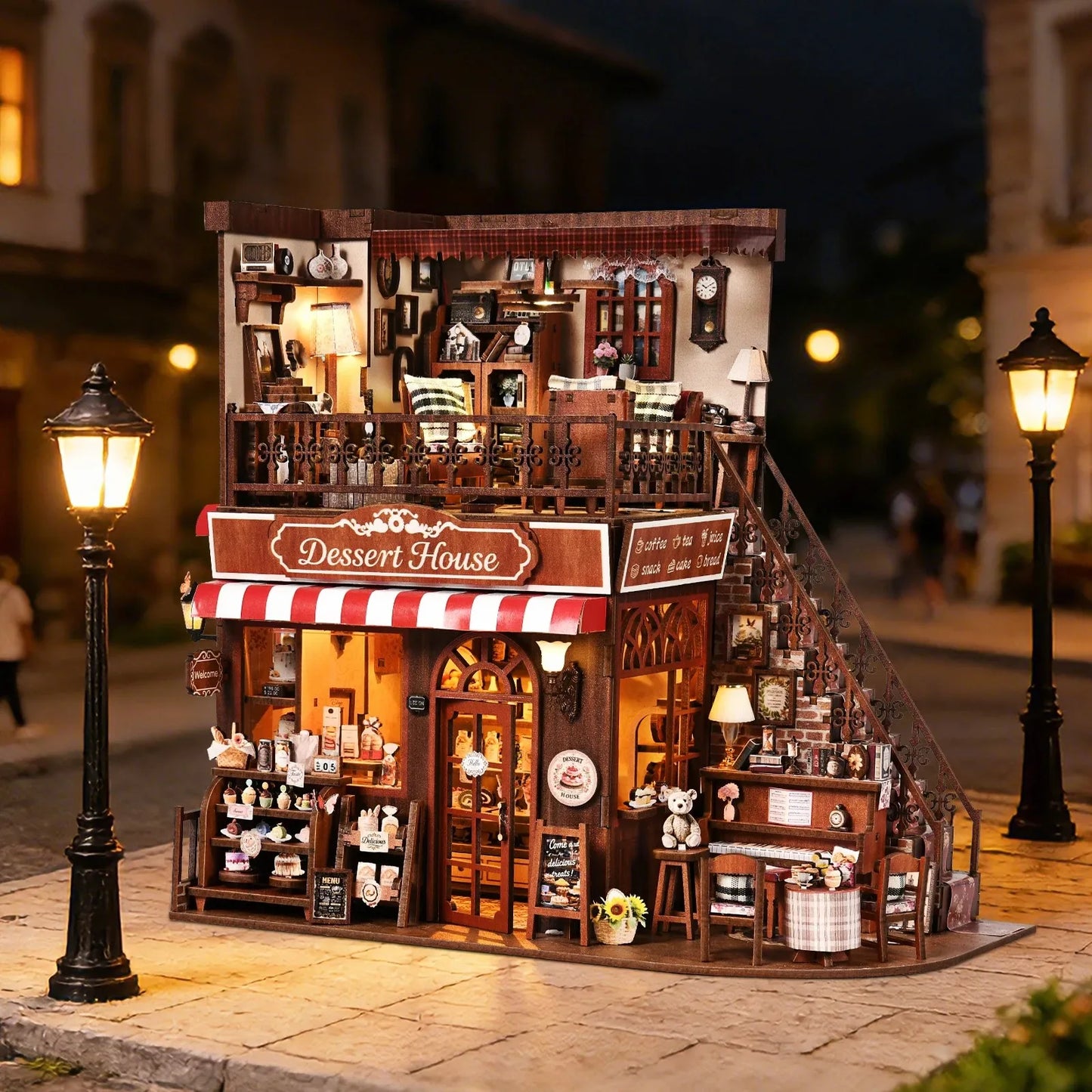 Corner Desert House - Miniature House Kit