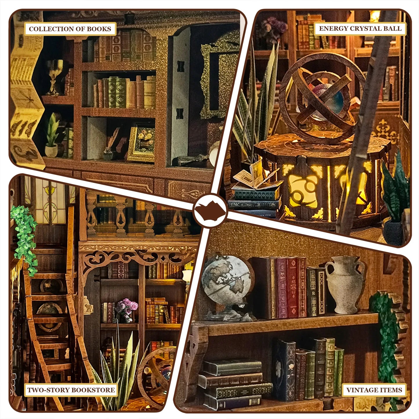 Myriad Books House - Book Nook Kit