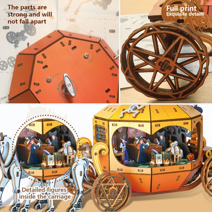 Pumpkin Carriage - Miniature House Kit