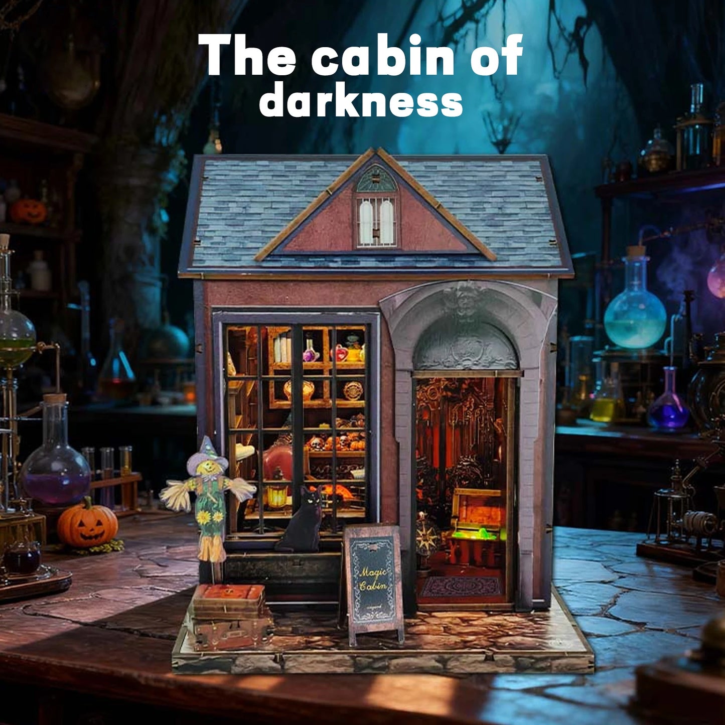 The Cabin of Darkness -  Mini Book Nook Kit