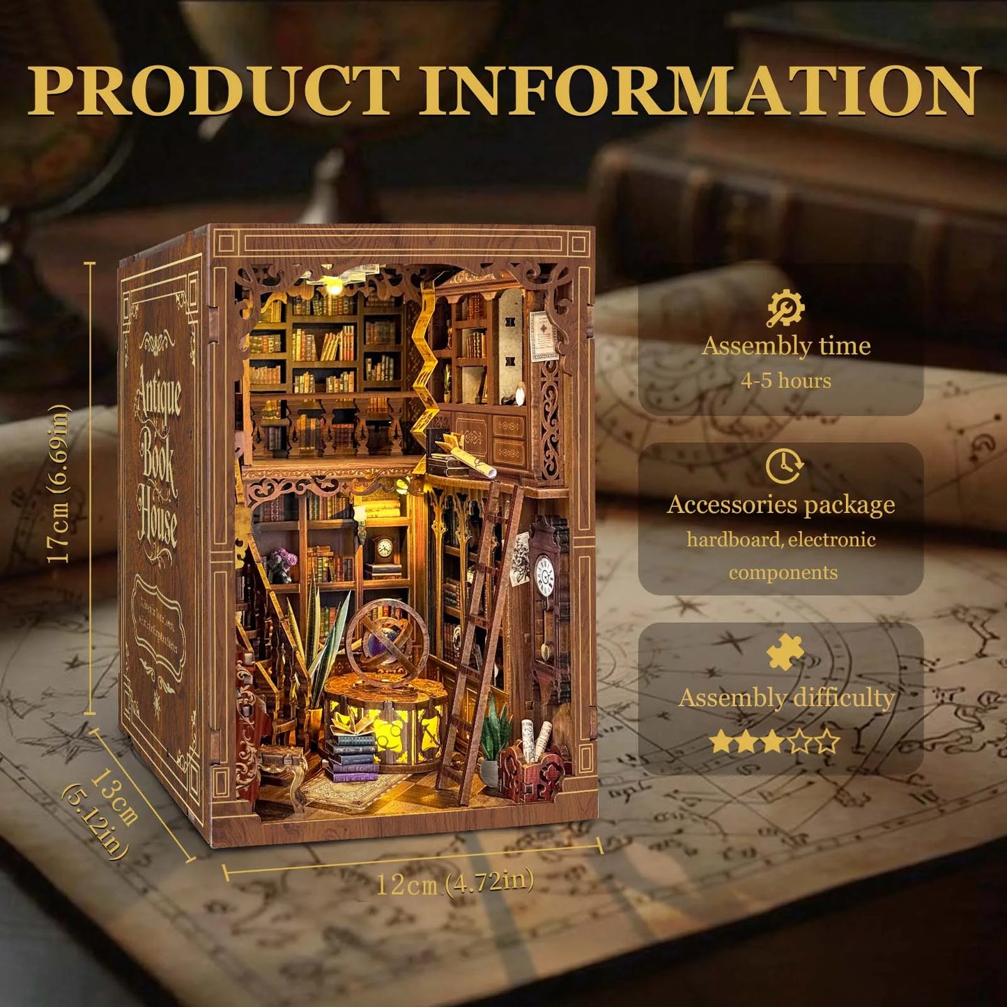 Myriad Books House - Book Nook Kit