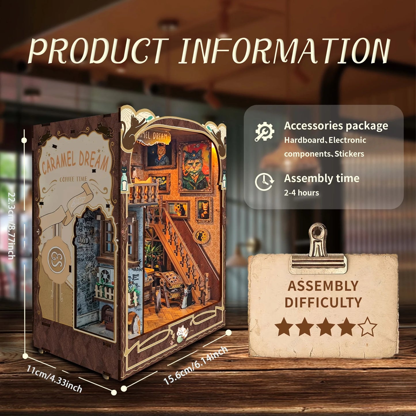 Caramel Dream - Book Nook Kit