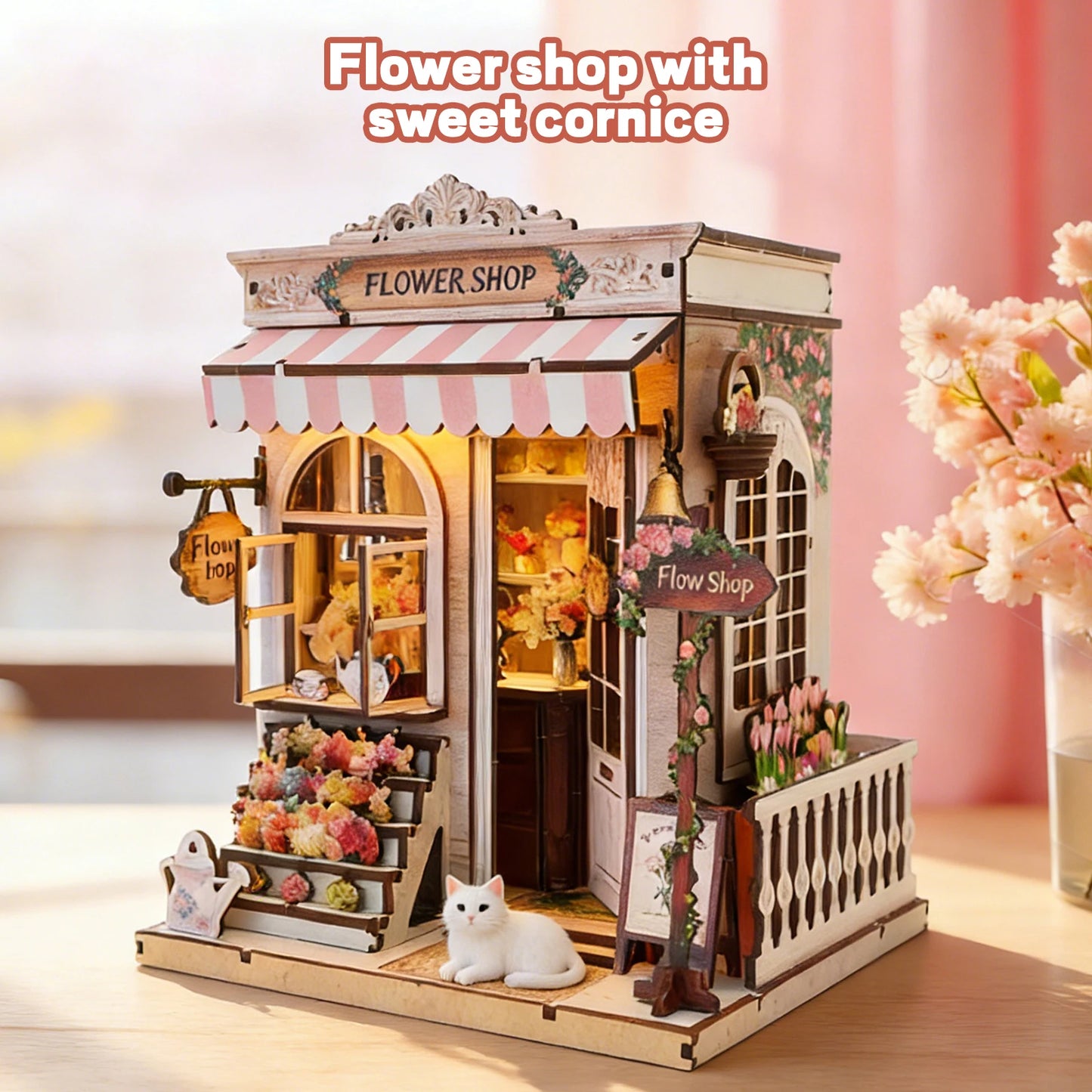 Flower shop - Mini Book Nook Kit