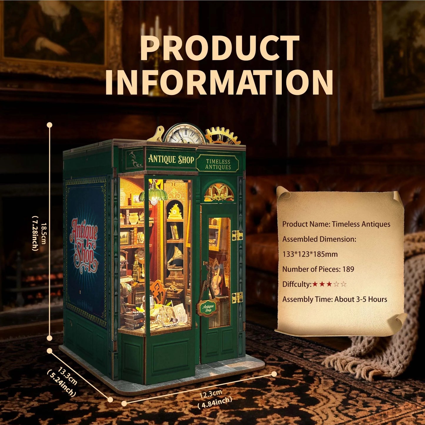 Antiquities of Time - Book Nook Kit