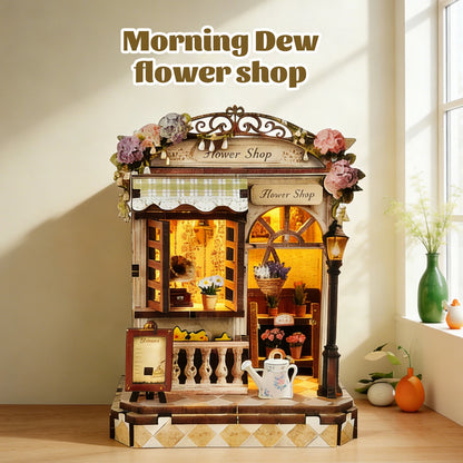 Morning Dew Flower Shop - Mini Book Nook Kit