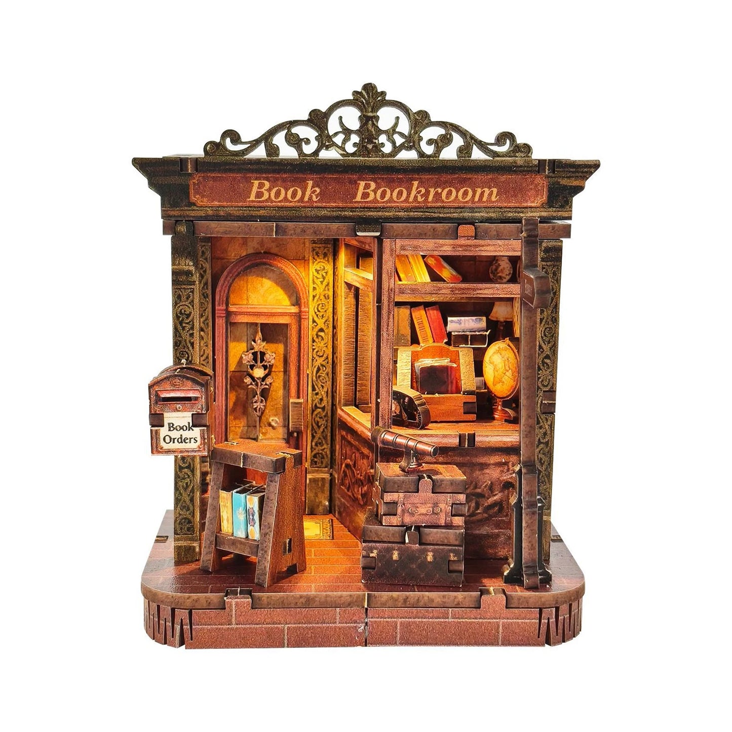 A small house among papers - Mini Book Nook Kit