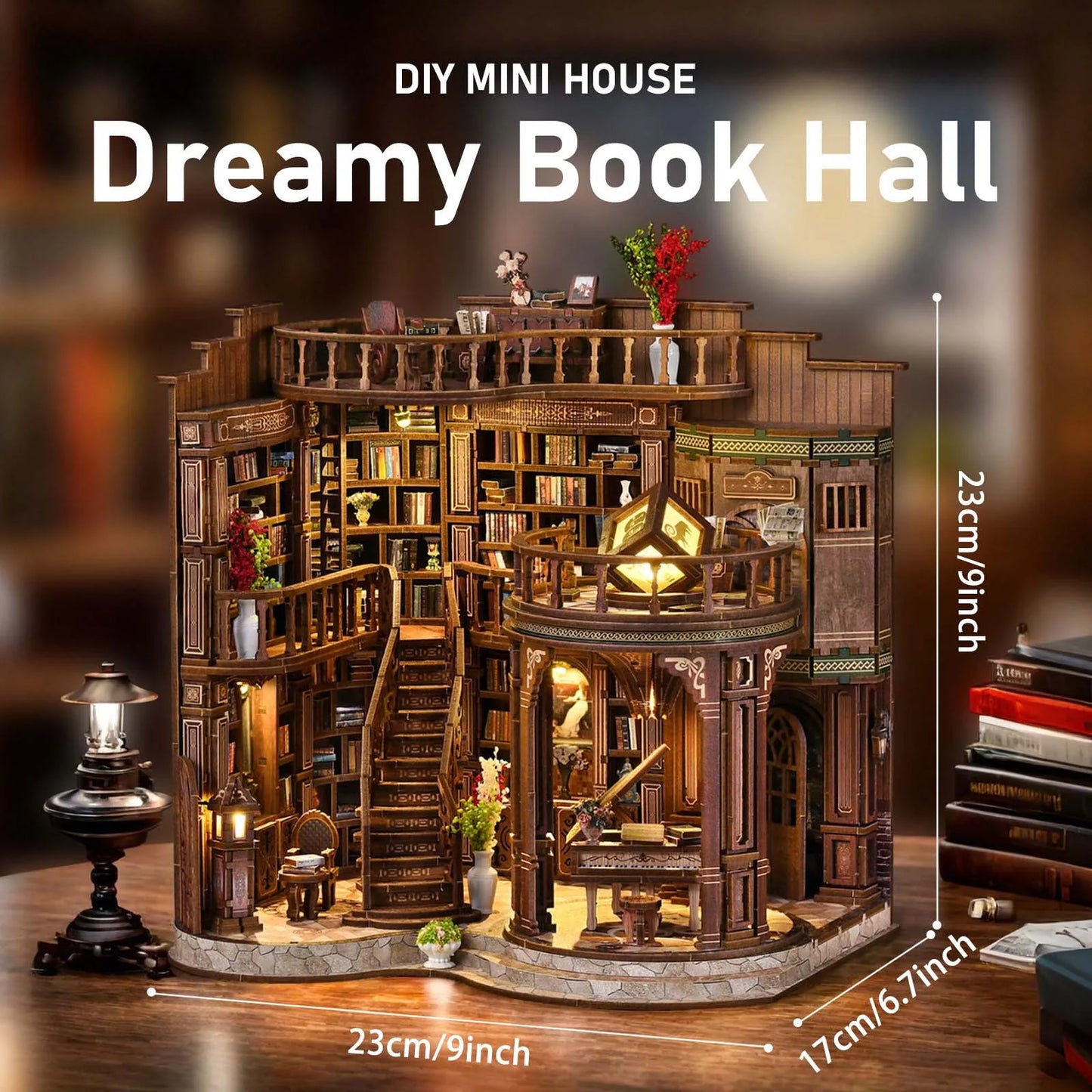 Dreamy Book Hall - Book Nook Kit
