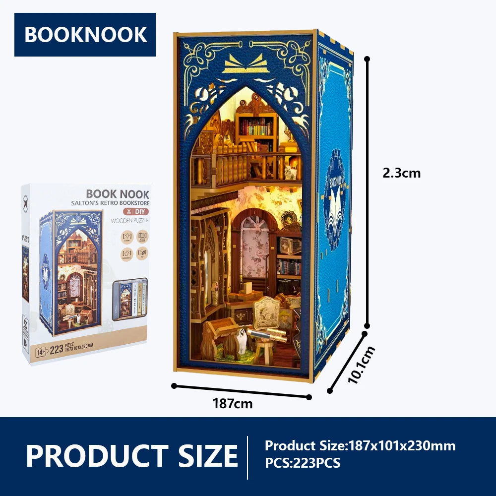 Salton's Retro Bookstore - Book Nook Kit