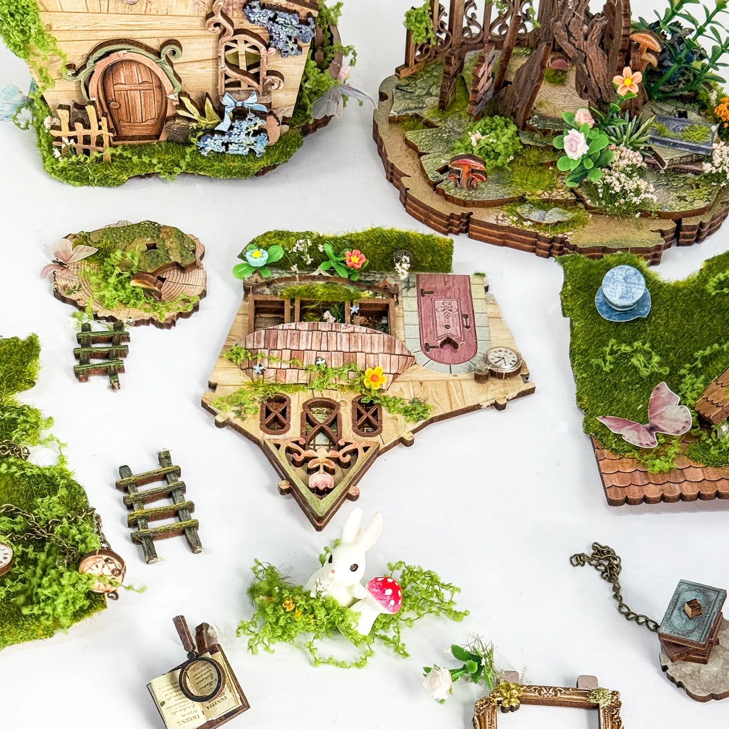 Rowen's Book House - Miniature House Kit