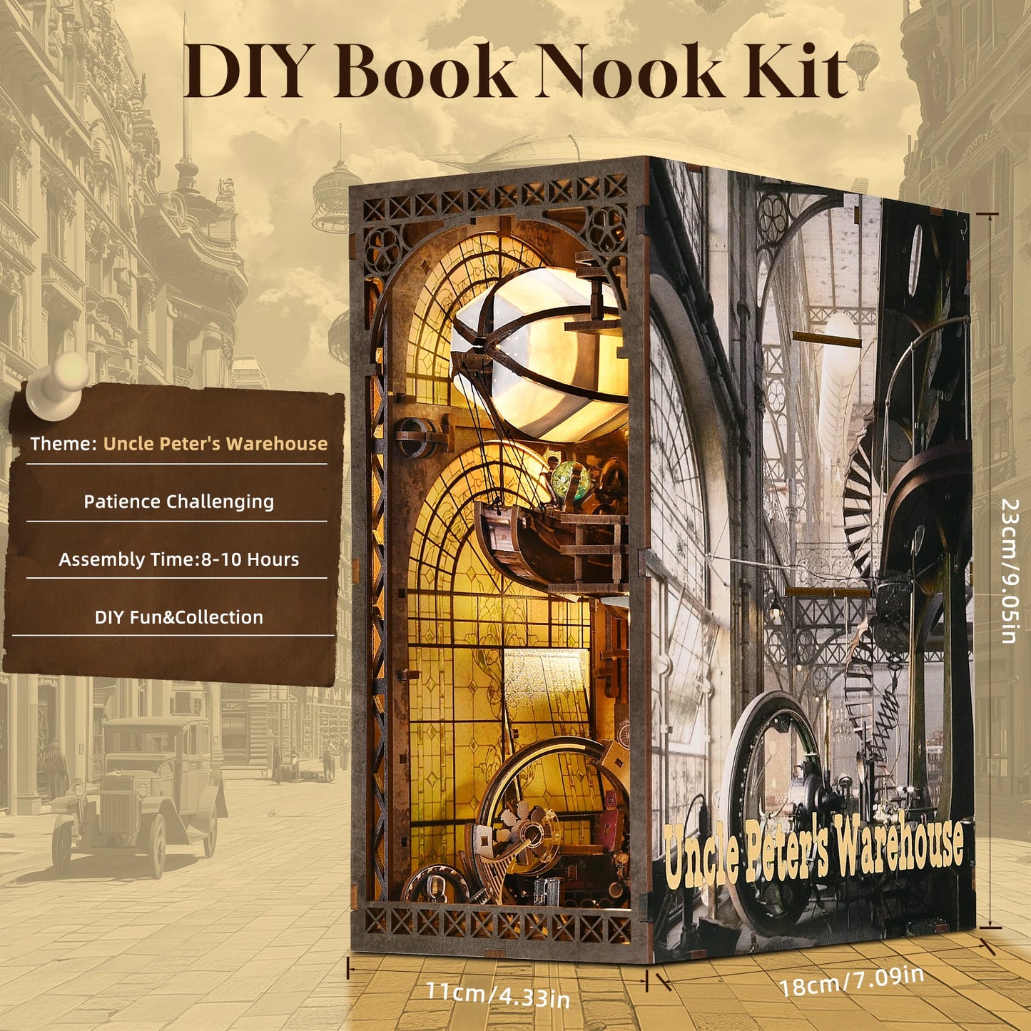 Uncle Peter's Warehouse - Book Nook Kit