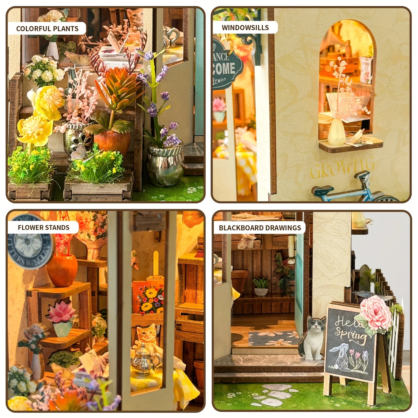 Florist's on Spring Isle - Miniature House Kit