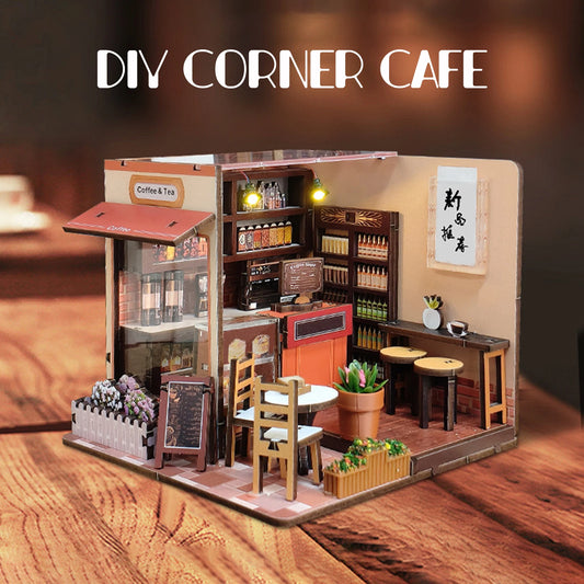 Corner Cafe - Miniature House Kit