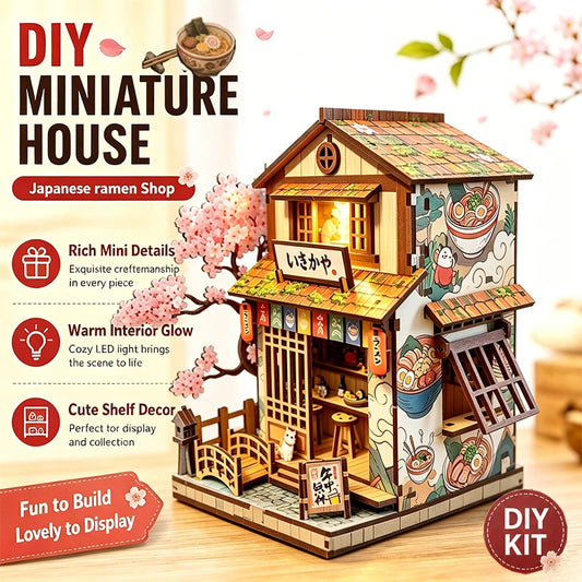 Japanese Ramen Shop - Mini Book Nook Kit