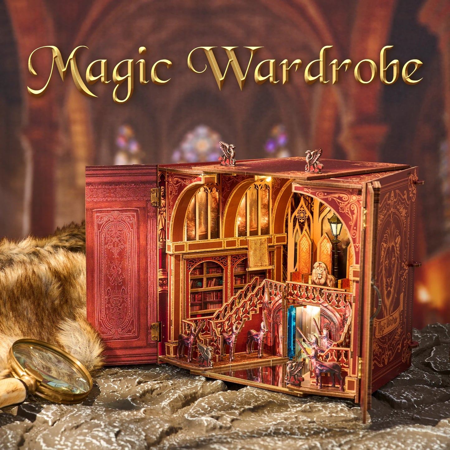 Magic Wardrobe - Mini Book Nook Kit