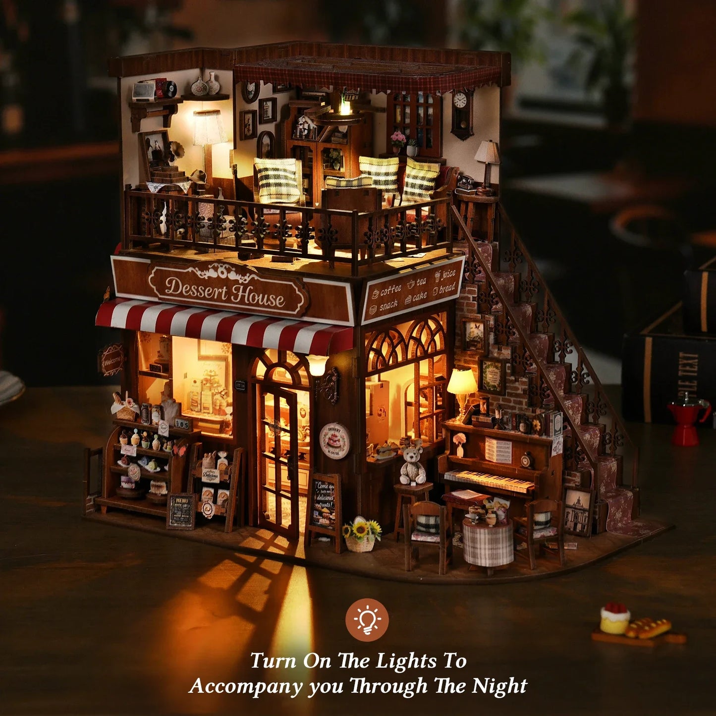 Corner Desert House - Miniature House Kit