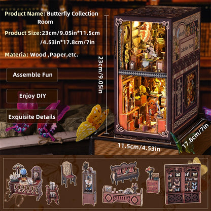 Butterfly Collection Room - Book Nook Kit