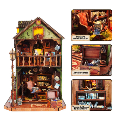 Owl Library - Miniature House Kit