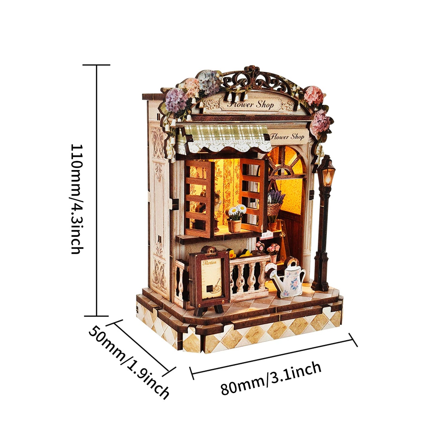 Morning Dew Flower Shop - Mini Book Nook Kit