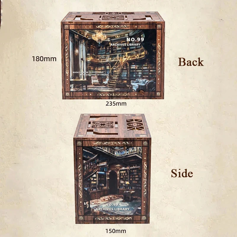 No.99 Archive Library Book Nook Kit