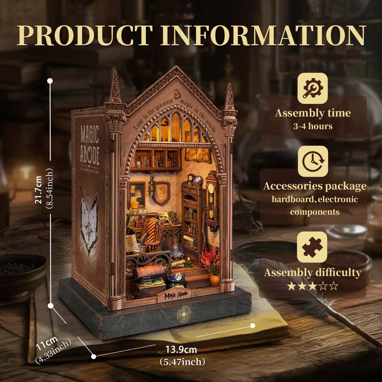 Magic Abode - Mini Book Nook Kit