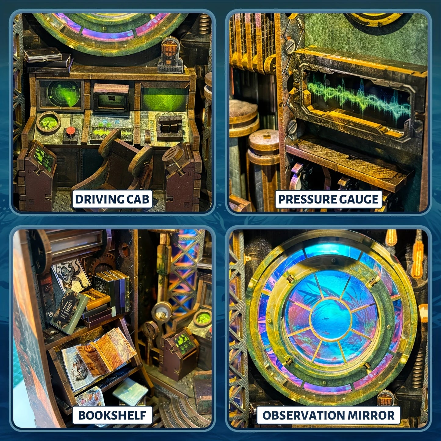 10000 Leagues in the Deep Sea  - Book Nook Kit