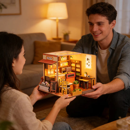 Corner Cafe - Miniature House Kit