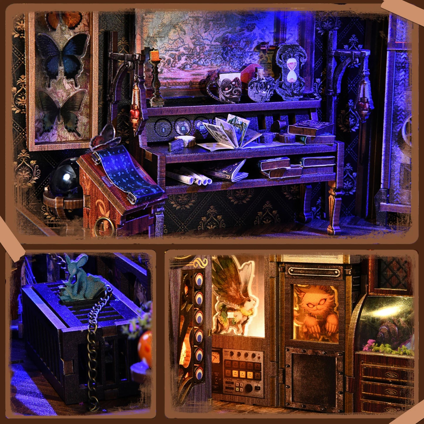 Chamber of Exotic Beasts - Book Nook Kit
